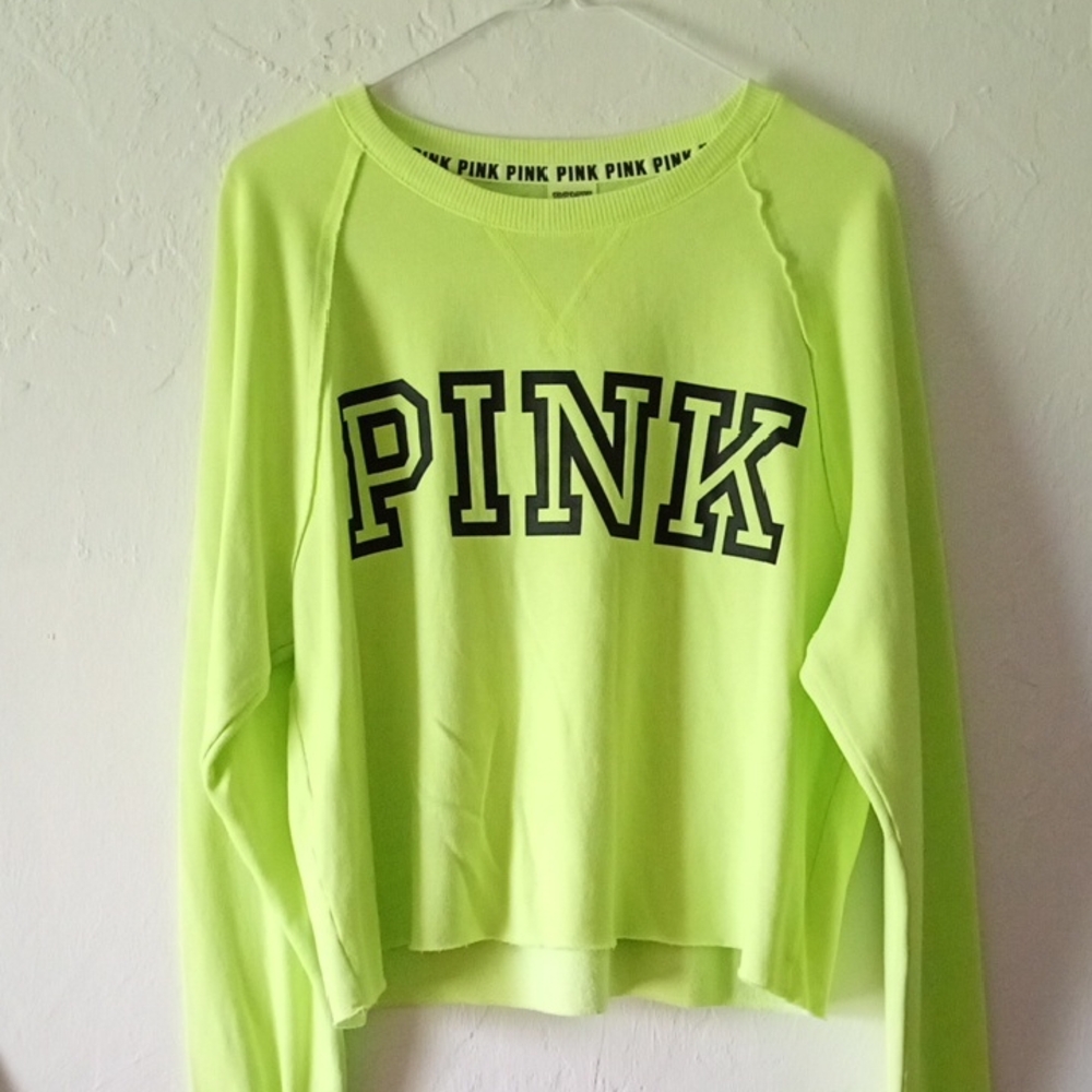 Victoria's Secret PINK Lime Green Top
